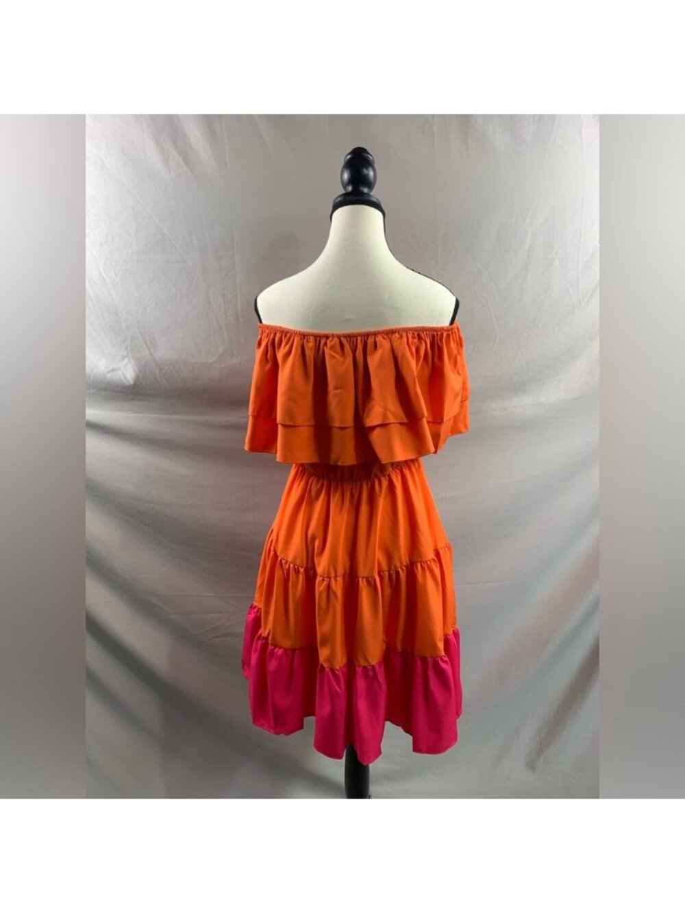 Off Shoulder Ruffle Dress - Picture 10 of 10